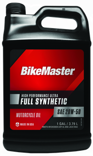 BikeMaster 20W50 Full Synthetic Oil - Gallon