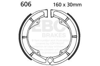 EBC 80-81 Suzuki GS 250 Rear Left FA-SFA-TT-X Brake Pads