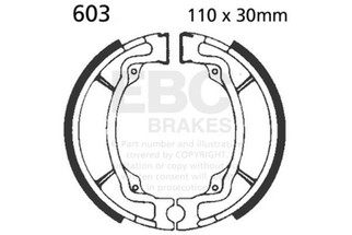 EBC 87-88 Kawasaki KLF 110 Mojave Front Left/Right FA-SFA-X Brake Pads