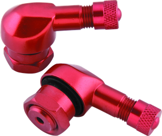 BikeMaster Valve Stem 2/Piece pack red