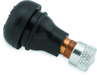 BikeMaster Valve Stem 15mm Rubber Pair