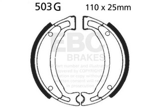EBC 04-07 Yamaha YFM 50 Raptor Front Left/Right Sintered HH Brake Pads