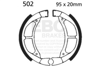 EBC 1980 Yamaha YZ 50 G Front Left FA-SFA-X Brake Pads