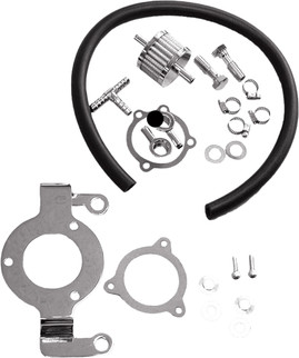 Complete Mnt Kit Breather Hose Chrome Touring 08-16