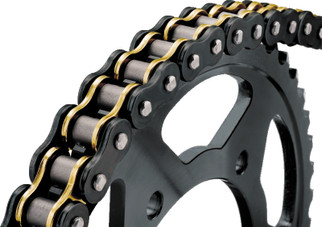 BikeMaster 520x100 BMOR O-Ring Chain - Black/Gold
