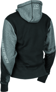 Speed and Strength Cat Outa Hell Hoody Grey/Black Womens - XS