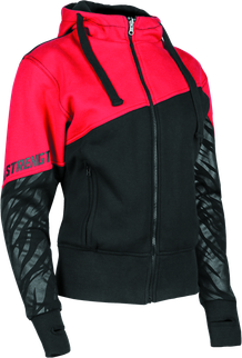 Speed and Strength Cat Outa Hell Hoody Red/Black Womens - Small