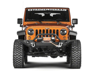 Raxiom 07-18 Jeep Wrangler JK 24-In Light Bar Hood Mounting Brackets