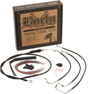 Burly Cntrl Kit 16" Ape Stainless Non-abs