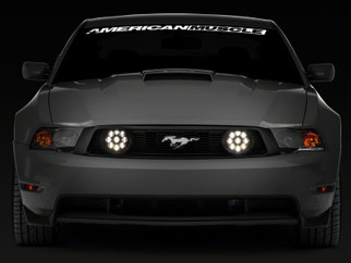 Raxiom 05-12 Ford Mustang GT LED Fog Lights- Smoked