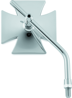Bikers Choice 65-Up Chrome Maltese Mirror Long Stem Each Custom