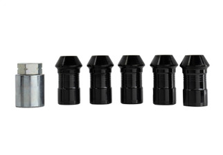 Ford Racing 2023+ Ford Bronco Raptor M14 x 1.5 Black Security Lug Nut Kit - Set of 5