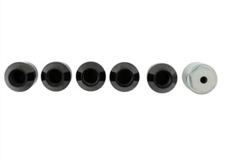Ford Racing 2023+ Ford Bronco Raptor M14 x 1.5 Black Security Lug Nut Kit - Set of 5