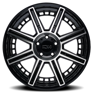 ION Type 149 20x10 / 8x165.1 BP / -24mm Offset / 125.2mm Hub Black/Machined Wheel
