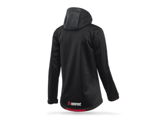 Akrapovic Womens Corpo Softshell Jacket Black - M