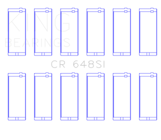 King Engine Bearings Jeep 232CI/242CI/248CI / Rambler 232CI (Size .020) Connecting Rod Bearing Set