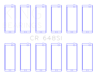 King Engine Bearings Jeep 232CI/242CI/248CI / Rambler 232CI (Size .030) Connecting Rod Bearing Set