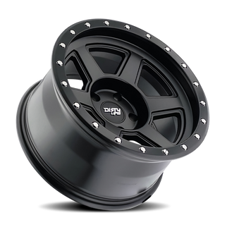 Dirty Life Compound 9315 20x10 / 6-135 BP / -25mm Offset / 87.1mm Hub Matte Black Wheel