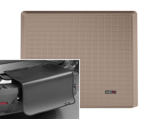 WeatherTech 18-20 Chevrolet Tahoe Cargo With Bumper Protector - Tan