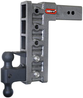 Gen-Y Mega Duty 3in Shank 12in Drop 3.5K TW 32K Hitch w/GH-0161 Dual-Ball/GH-0162 Pintle Lock