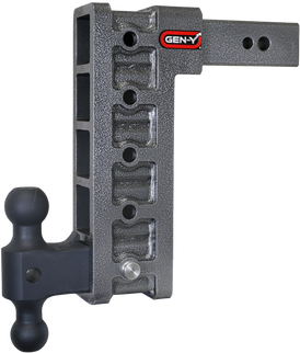 Gen-Y Mega Duty 2.5in Shank 12in Drop 3.5K TW 32K Hitch w/GH-0161 Dual-Ball