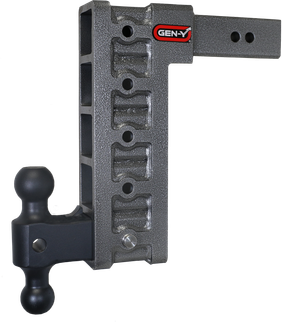 Gen-Y Mega Duty 2.5in Shank 12in Drop 3K TW 21K Hitch w/GH-061 Dual-Ball