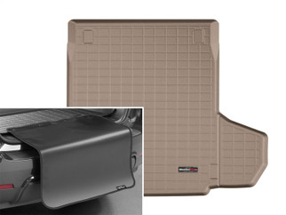 WeatherTech 2018+ Porsche Panamera Cargo With Bumper Protector - Tan
