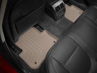 WeatherTech 13-15 Jaguar XF Rear FloorLiner - Tan
