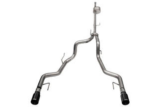 Corsa 2022-2025 Ford F-150 SuperCrew/5.5ft Bed 5.0L V8 Xtreme Cat-Back Dual Rear Exit-Black PVD