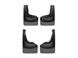 WeatherTech 2017+ Nissan Titan No Drill Mudflaps - Black