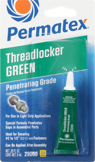 Penetrating Grade Threadlocker Green 6 Ml
