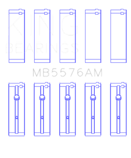 King Engine Bearings Ford J4B/J4C (Size +1.0mm) Main Bearing Set