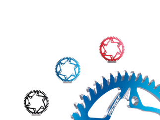 Vortex Racing Aluminum Rear Sprocket 415 44 Tooth- Orange