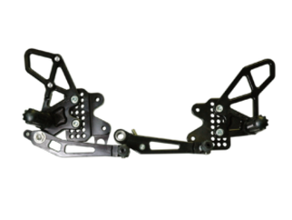 Vortex Racing 09-16 Suzuki GSX-R1000 Rear Set- Black