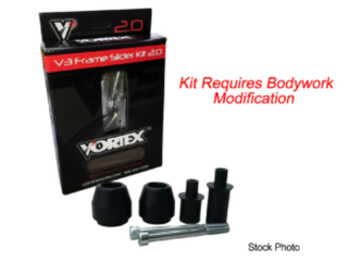 Vortex Racing 99-07 Suzuki GSX-R 1300 Hayabusa V3 2.0 Frame Slider Kit- Modification Required
