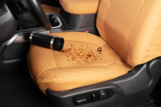 Covercraft 19-24 Subaru Ascent Carhartt PrecisionFit Custom Front Row Seat Covers - Brown