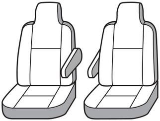 Covercraft 1997-01 Ford F150 Carhartt SeatSaver Custom Front Row Seat Covers - Gravel