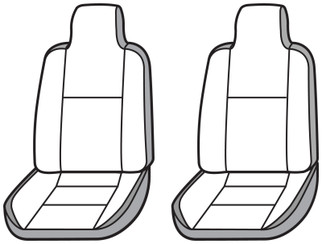 Covercraft 1997-02 Jeep Wrangler Carhartt SeatSaver Custom Front Row Seat Covers - Gravel