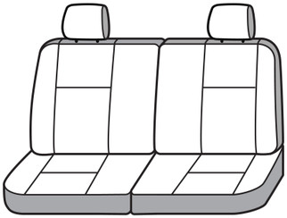 Covercraft 11-24 Dodge Durango Endura PrecisionFit Custom Third Row Seat Covers - Silver/Silver