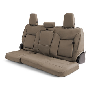 Covercraft 22-24 Chevrolet Silverado Endura PrecisionFit Custom Front Row Seat Covers - Tan/Tan