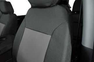 Covercraft 22-24 Chevrolet Silverado Endura PrecisionFit Front Row Seat Covers - Charcoal/Silver
