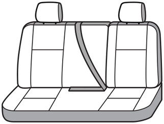 Covercraft 19-24 Subaru Forester Endura PrecisionFit Second Row Seat Covers - Charcoal/Charcoal