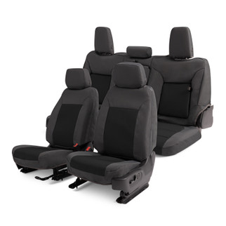 Covercraft 18-24 Jeep Wrangler Endura PrecisionFit Custom Second Row Seat Covers - Charcoal/Black