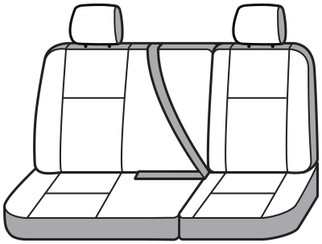 Covercraft 07-10 Jeep Wrangler Carhartt Super Dux SeatSaver Custom Second Row Seat Covers - Black