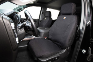 Covercraft 03-06 Ford Expedition Carhartt Super Dux SeatSaver Custom Front Row Seat Covers - Black