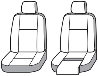 Covercraft 19-24 Subaru Ascent Carhartt PrecisionFit Custom Front Row Seat Covers - Gravel