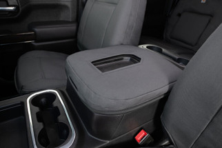 Covercraft 17-24 Nissan Titan Carhartt PrecisionFit Custom Second Row Seat Covers - Gravel