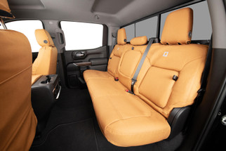 Covercraft 19-24 Dodge Ram 1500 Carhartt PrecisionFit Custom Second Row Seat Covers - Brown