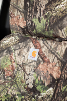 Covercraft 21-24 Jeep Grand Carhartt Camo SeatSaver Custom Front Row Seat Covers - Mossy Oak