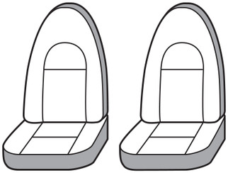 Covercraft 1996-01 Jeep Cherokee Carhartt SeatSaver Custom Front Row Seat Covers - Brown